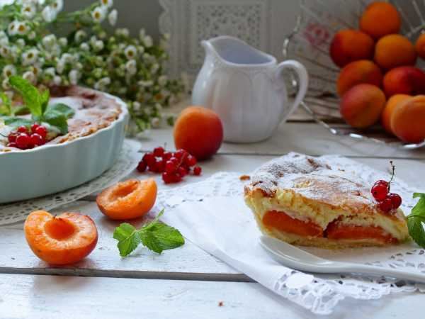 Цветаевский пирог с абрикосами