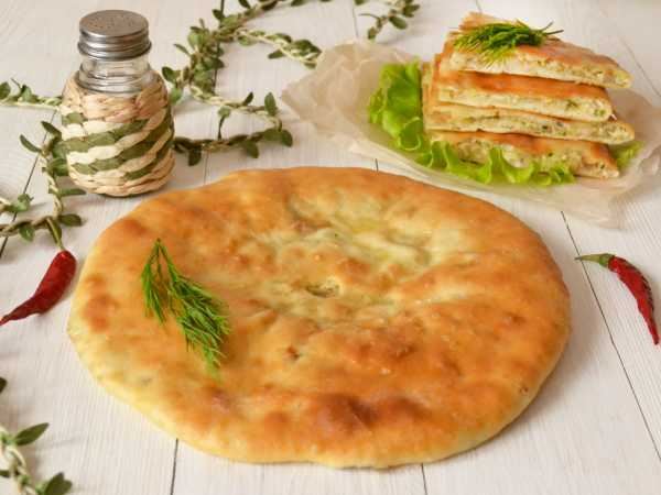 Осетинский пирог с щавелем и сыром