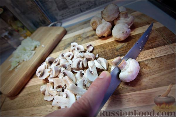 Холостяцкий ужин № 9. Горячие бутерброды с грибами под сыром